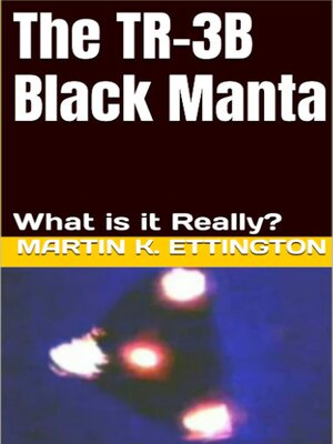 cover image of The TR-3B Black Manta
